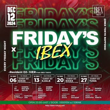 “FRIDAYS” Every Fridays!!